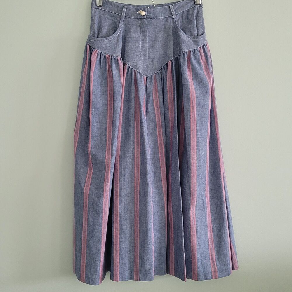 Panhandle Slim Skirt Western Wear Women's Size 8 Pockets Lightweight - Picture 1 of 6